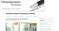 Desktop Screenshot of ishopalgonquin.com