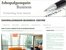 Tablet Screenshot of ishopalgonquin.com